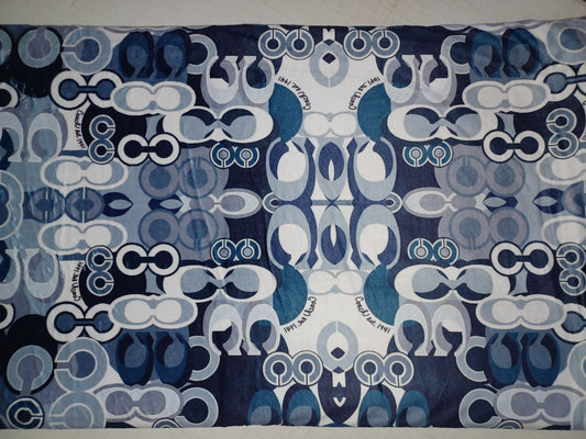 Boujee Blue printed Minky