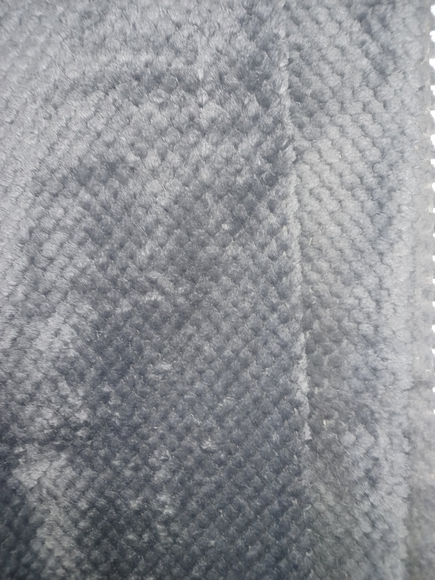 35" grey spa cuddle double sided minky