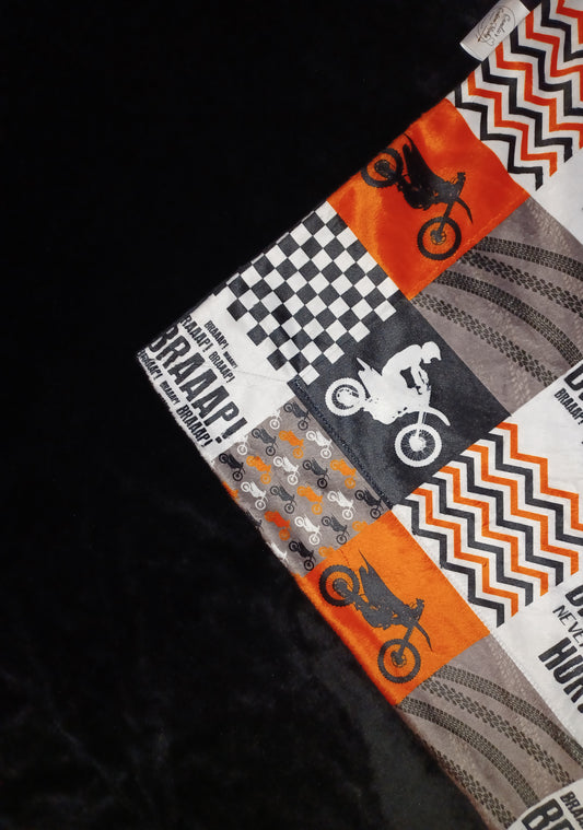 30x36 dirt bike baby blanket