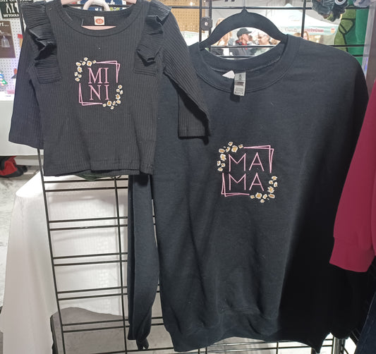 9-12 mos Mini skirt/shirt set