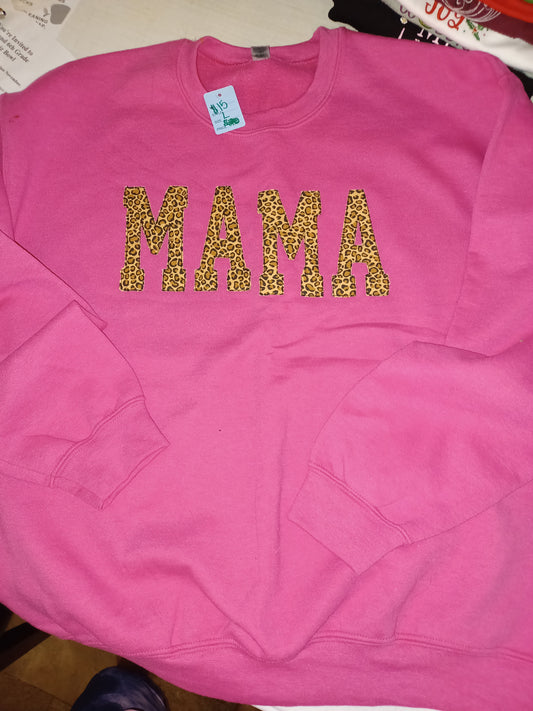 Size L Mama sweatshirt pink (slight flaw)