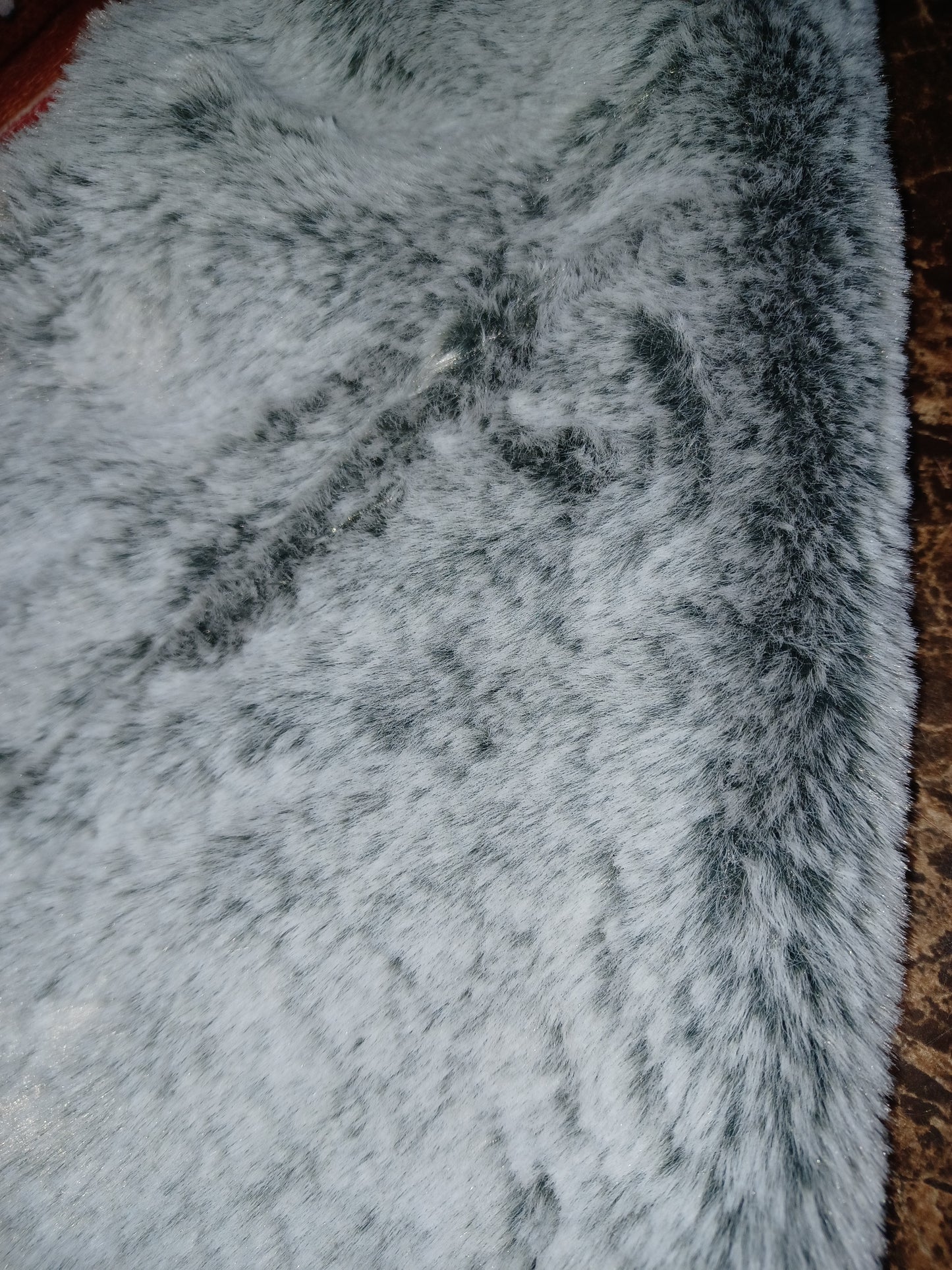 60x55 collegiate football printed Minky on silver glazed frost