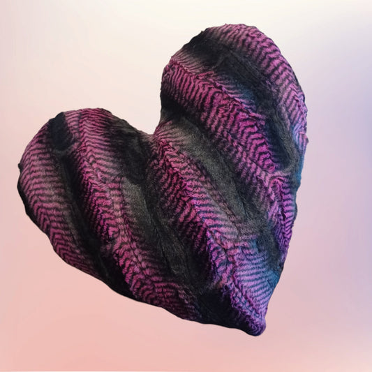 20x20 Jumbo stuffed heart claret mamba