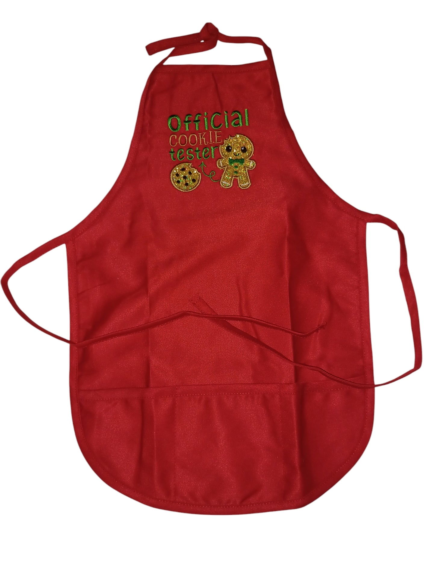 Children's embroidered apron
