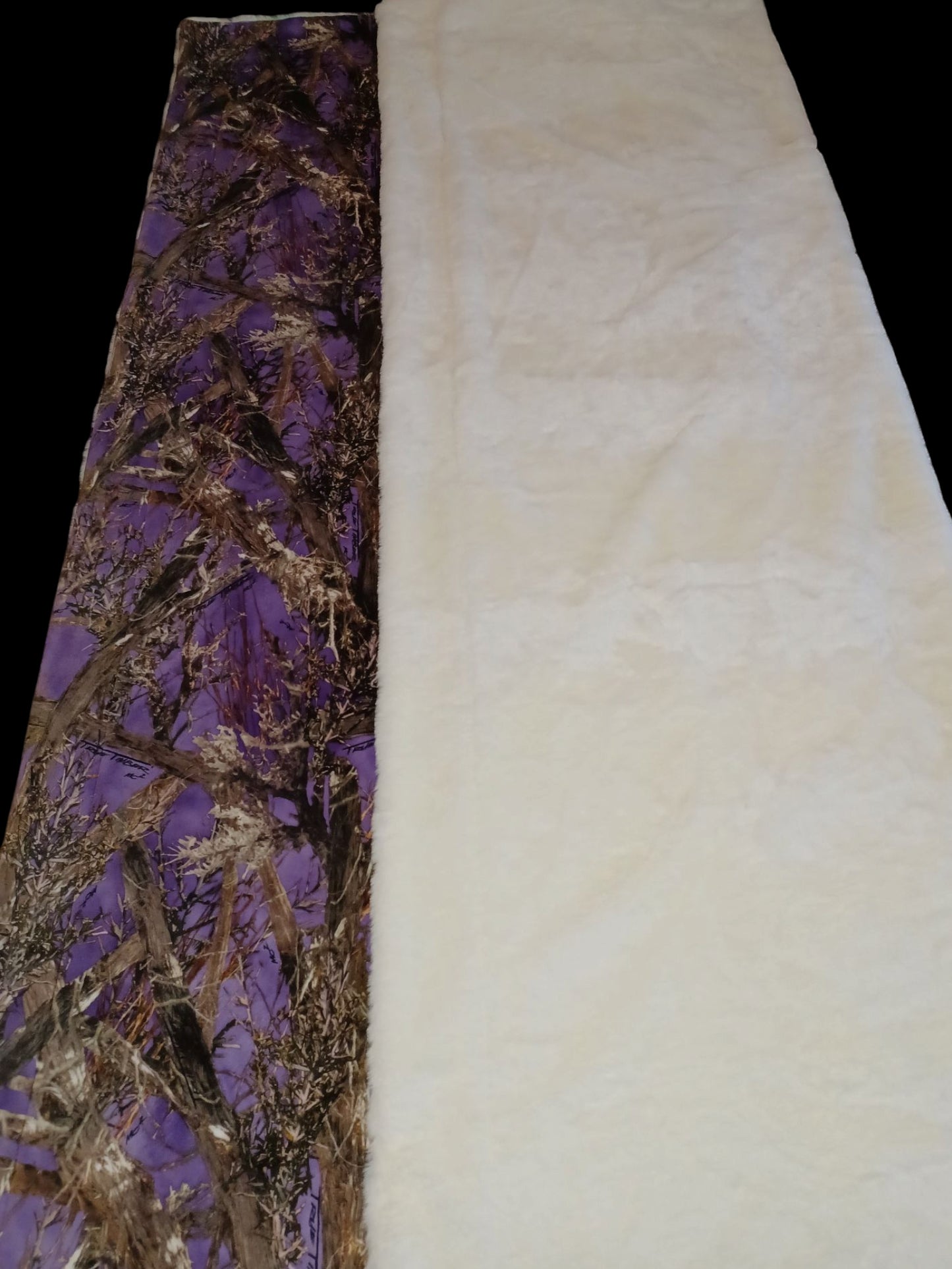 60x84 purple true timber on snow rabbit