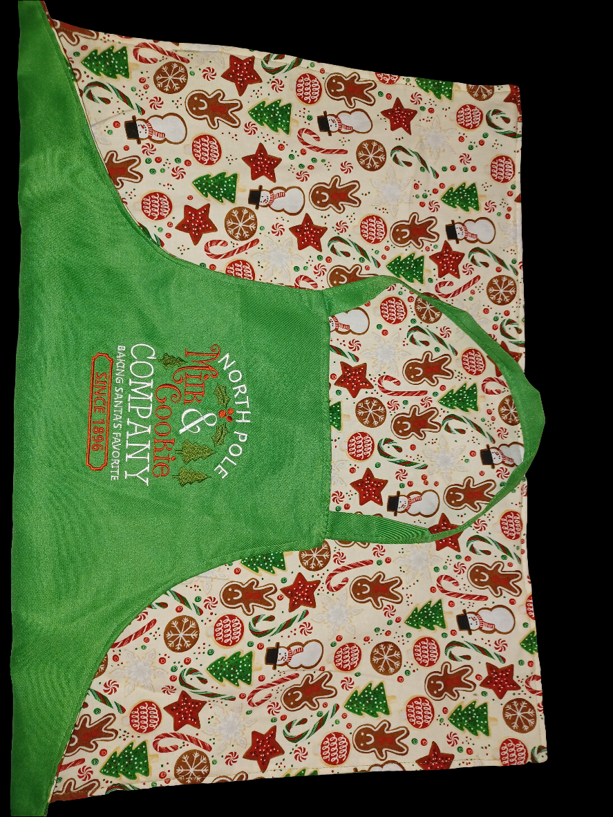 Adult lined apron with pockets