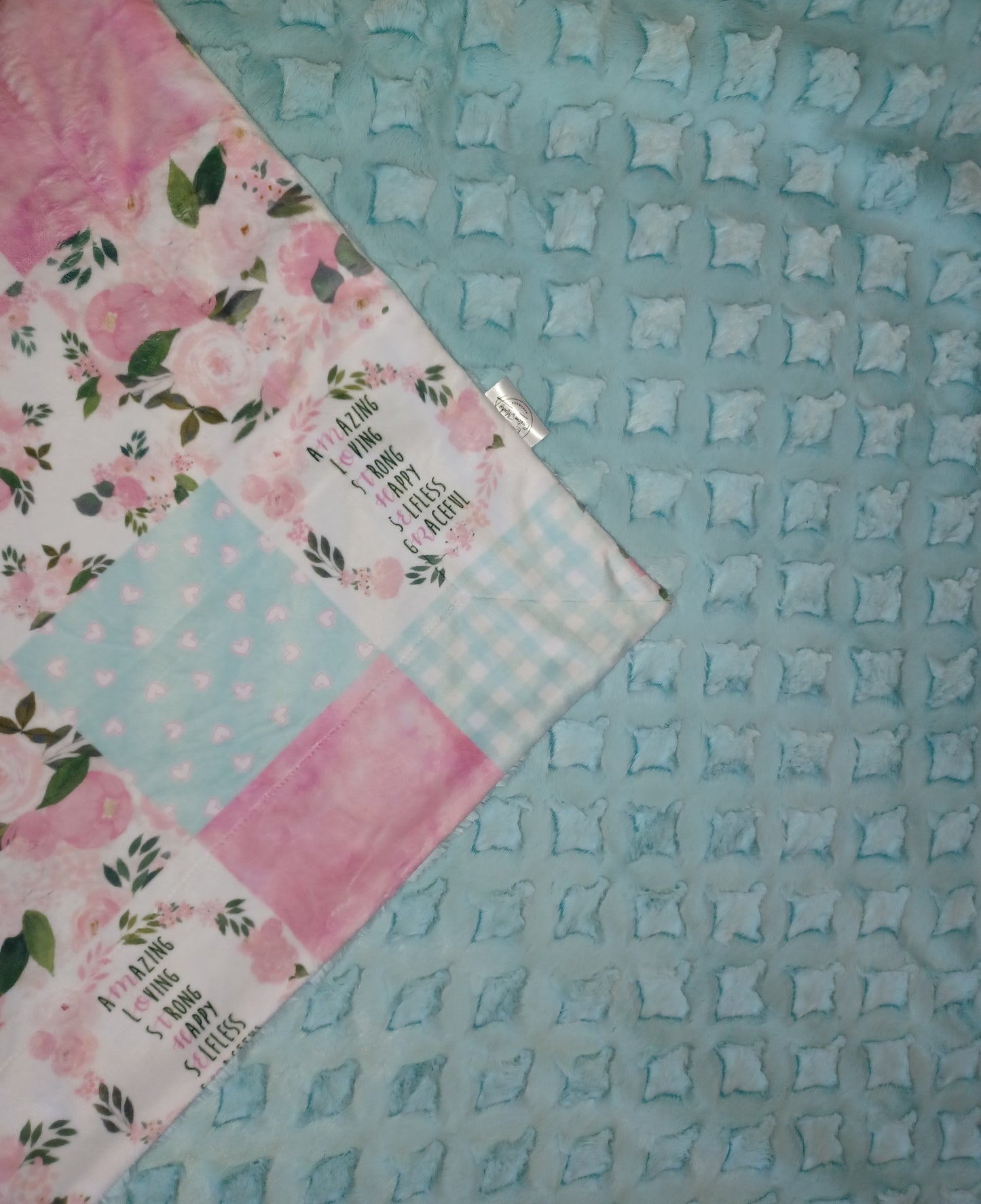 60x70 Mom floral print on saltwater frosted gem