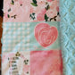60x70 Mom floral print on saltwater frosted gem