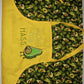 Adult size lined apron with pockets avacado
