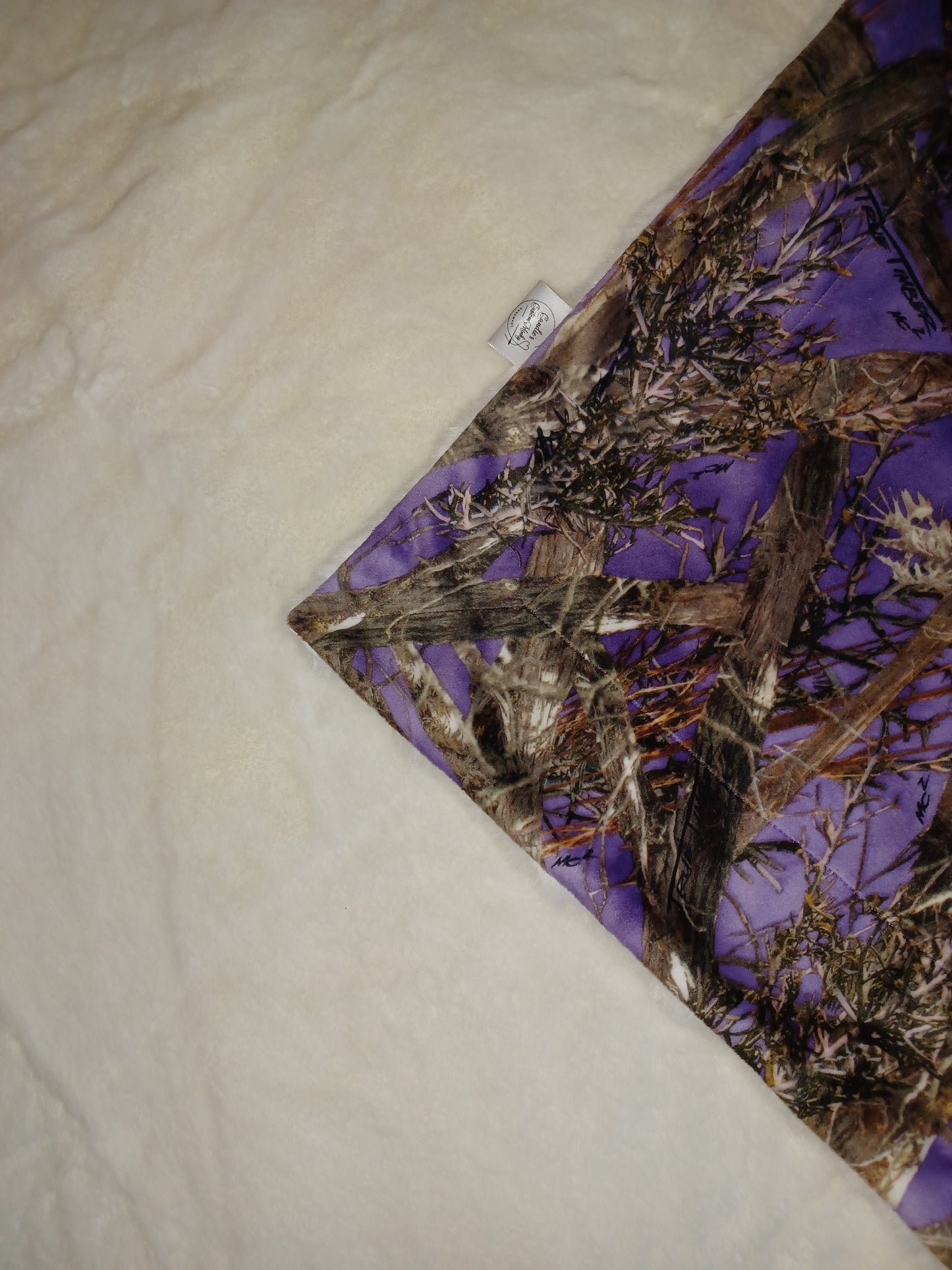 60x84 purple true timber on snow rabbit