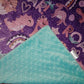 27x36 faux glitter Dino print on Aruba dimple dot