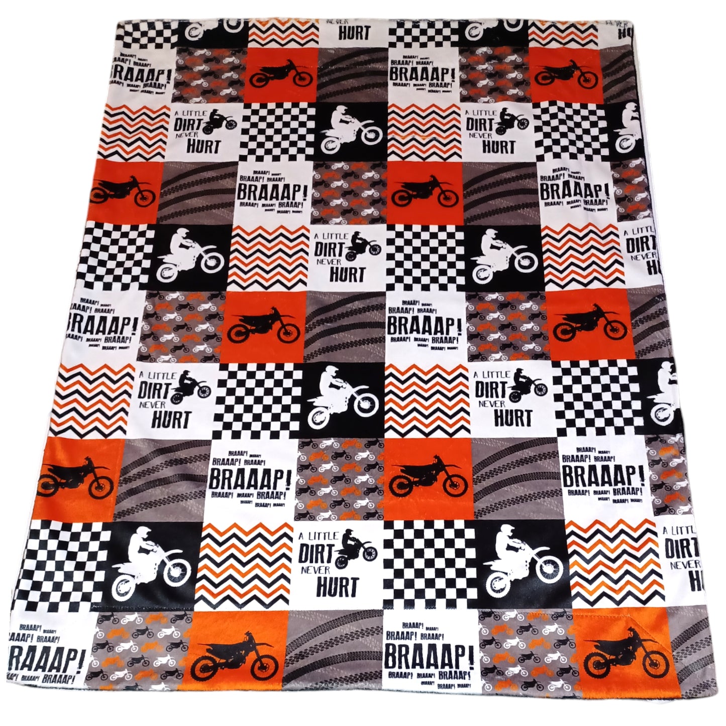30x36 dirt bike baby blanket