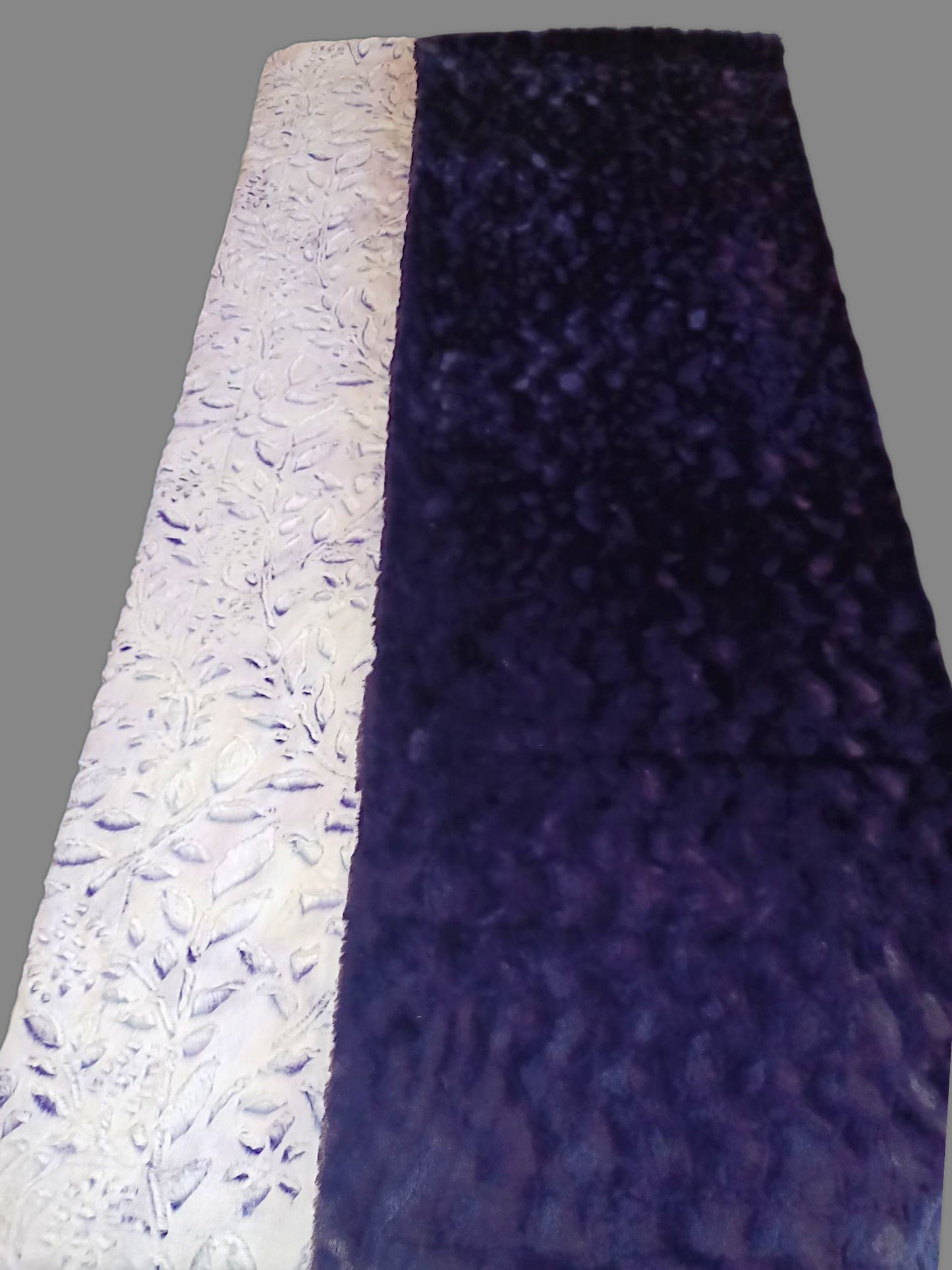 60x74 amethyst poppy on blackberry bella