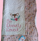 36x45 deerly loved embroidered heirloom quilt