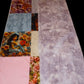 56x80 princess patchwork on iris tonal wispy